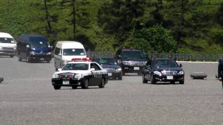 中国 温家宝首相の車列(2/2) Wen Jiabao's motorcade in Tokyo