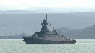 Выход кораблей Черноморского флота в море на начальном этапе СКШУ «Кавказ-2020»