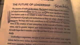 training for teachers.... quote by kouzes and poster about leaders and adapt change grow