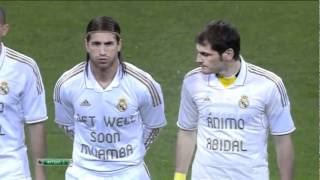 Real Madrid Get Well Soon Muamba &  Animo Abidal shirts