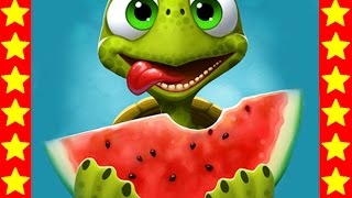Быстрая черепашка кушает! Детский мультик про черепаху. Мультфильмы про животных для детей.