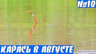 КАРАСЬ НА ПОПЛАВОК В ЖАРУ ☀