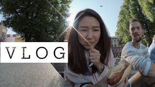 [VLOG] 독일일상 : 로스톡에 온 손님 ????+ 계란찜불닭볶음면 ?+ 돌솥비빔밥과 배추겉절이 ??