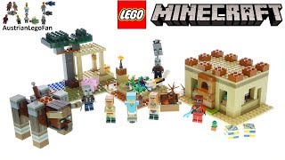 LEGO Minecraft 21160 The Illager Raid - Lego Speed Build Review