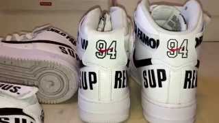 Nike Air Force 1 x Supreme Comparision review .... What you think..