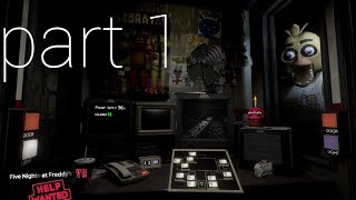 Bonnie is so big..||five nights at freddys vr help wanted (part 1)