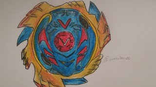 How to draw Genesis Valtryek - Beyblade Burst Evolution