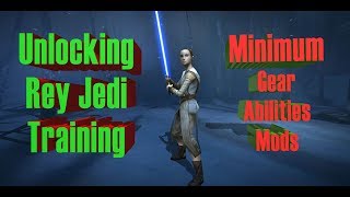 Unlocking Jedi Training Rey! - Minimum Gear/Abilities/Mods | Star Wars: Galaxy of Heroes