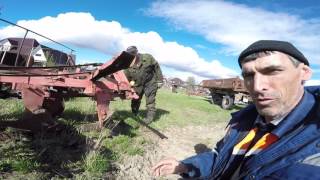 Самодельный плуг с фрезой для МТЗ