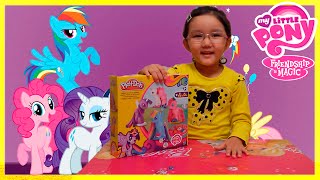 Май литл Пони набор пластилина Плейдо распаковка My Little Pony unboxing Play-Doh set