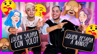 ¡NANDO SE BESARÍA CON LILA! ¿QUIÉN ES MÁS PROBABLE QUE? - Yolo Aventuras ft. Coloridas