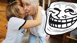 TROLLFACE CON MI ABUELA! | Trollface Quest #13 - lele
