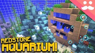 Making the BEST REDSTONE AQUARIUM in Minecraft! [SNAPSHOT!]