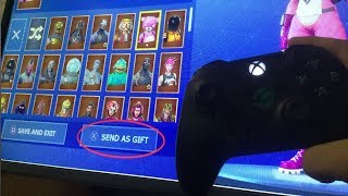 HOW TO GIFT FROM YOUR LOCKER! Fortnite Battle Royale!