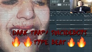 How To Make Dark Trap/ $uicideBoy$ Type Beats in FL Studio STOCK PLUGINS ONLY!!
