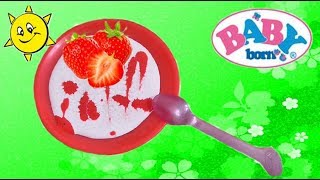 ❀ МАННАЯ КАША С КЛУБНИЧНЫМ ДЖЕМОМ ДЛЯ КУКЛЫ БЕБИ БОН ❀ КАША ДЛЯ БЕБИ БОНА