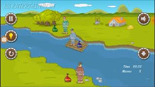 HOW TO PLAY RIVER CROSSING IQ LEVEL 14