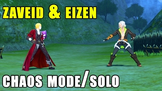Tales Of Berseria (Chaos Mode /Solo) - BOSS Zaveid & Eizen Gameplay 1080p 60FPS