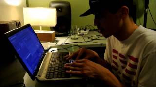 C-Sick Playing Beats In The Studio