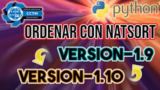 ????️ ¿Cómo ordenar de forma natural? | Natsort | Python desde cero│¡Muy fácil!