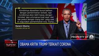 Obama Kritik Trump Terkait Penanganan Corona di AS