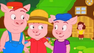 Three Little Pigs | The Little Red Hen - Fairy Tales for Kids | Fable