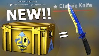 i opened 50 new CS20 cases and i got a knife.