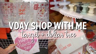 DOLLAR TREE & TARGET DOLLAR SPOT SHOP WITH ME | VALENTINE'S DAY DECOR 2020