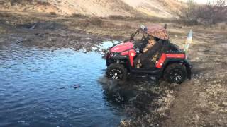 Жесткий гряземес на квадро багги РМ 800 UTV