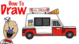 How to Draw Rod's Ice Cream Truck