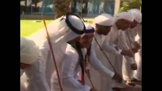 مارادونا بالزي الاماراتي Maradona dance UAE style