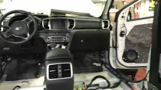Kia Sportage многоуровневая шумоизоляция. Разобрали / собрали салон, просто добавили комфорта