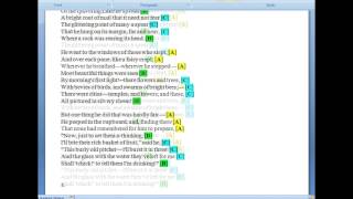 Poetry   Rhyme Patterns of the English Language