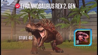 Jurassic World: Das Spiel #247 Tyrannosaurus Gen2 Lvl.40!! [Ger/HD] | Marcel