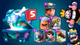 ОТКРЫВАЕМ ЛЕГЕНДАРНЫЙ СУНДУК CLASH ROYALE! МОЯ ПЕРВАЯ ЛЕГЕНДАРКА!