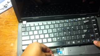 samsung r439 cpu upgrade and disassembly p6200 to i3 390m