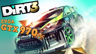 Dirt3 Benchmarks - EVGA GTX 970 ssc  (Max Settings)