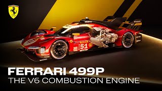 Tech Insight: the Features of the Ferrari499P V6 Combustion Engine