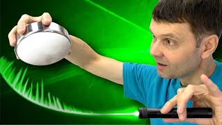???? ЭКСПЕРИМЕНТ ЛАЗЕРНАЯ УКАЗКА И ОЧЕНЬ СИЛЬНЫЙ МАГНИТ Experiment with Laser Pointer