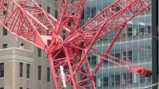 Manitowoc 18000 Installing Tower Crane Boom