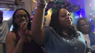 Clowns Dancers Surprise at Dave & Busters
