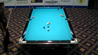 Jonas de Ibiza en el Europeo pupil de billar Ilusions Pool