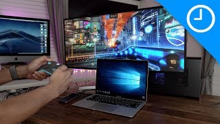 2018 MacBook Air Windows 10 RTX 2080 eGPU gaming setup!