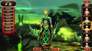 WoW: Legion Demon Hunter Customization (Belf Female)