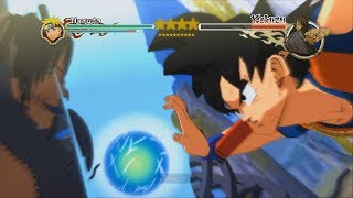 Naruto Ultimate Ninja Storm 2 PC MOD - Goku vs Kakuzu Boss Battle English Dub 1080p