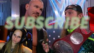 WWE RAW Randy Orton backstage with Riddle 1/3/22