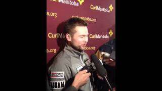 Post Game Scrum with Mike McEwen at 2012 Safeway Championsh