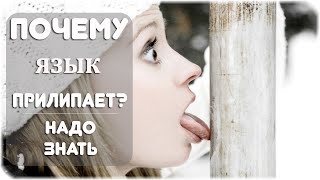 Почему язык прилипает к холодному металлу?
