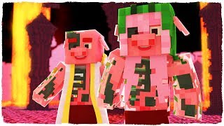 ? MINECRAFT - ¡NOS CONVERTIMOS EN PIGMAN!