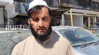 Afghanistan: Taliban patrol Helmand province as shop owners rebuild